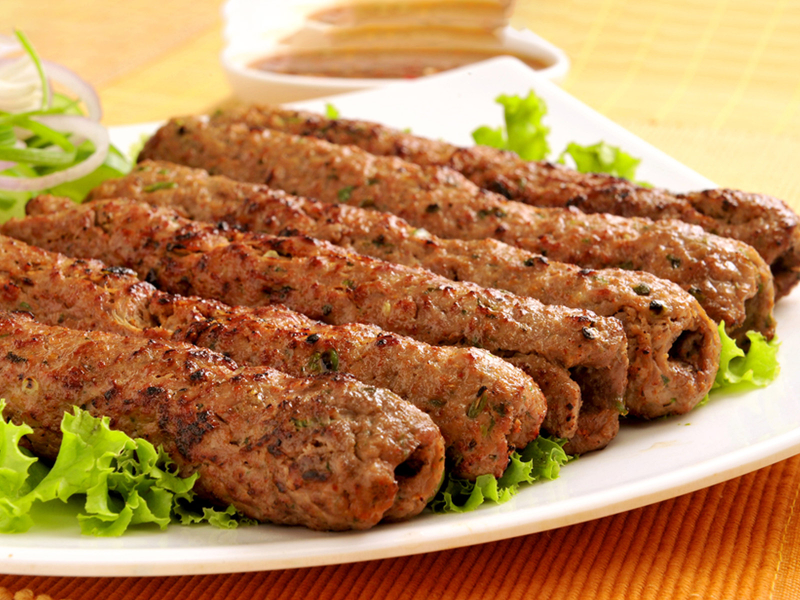 famous chicken Seekh kebabs