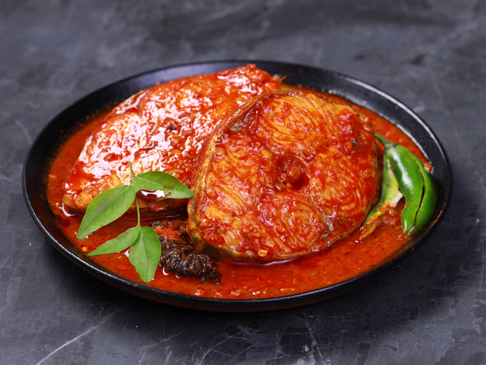 Fish Masala with naan Bradford